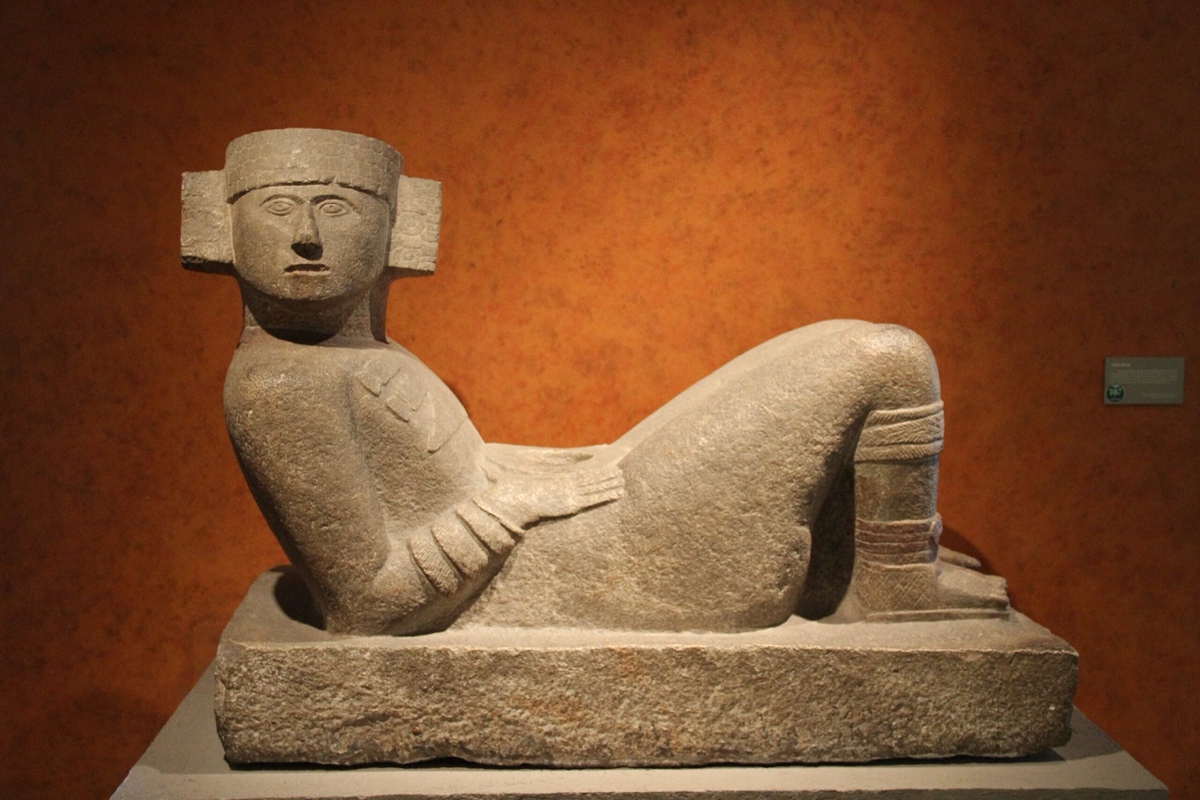 Chac-Mool from Inside the Venus Platform, Chichen Itza, 900-1250