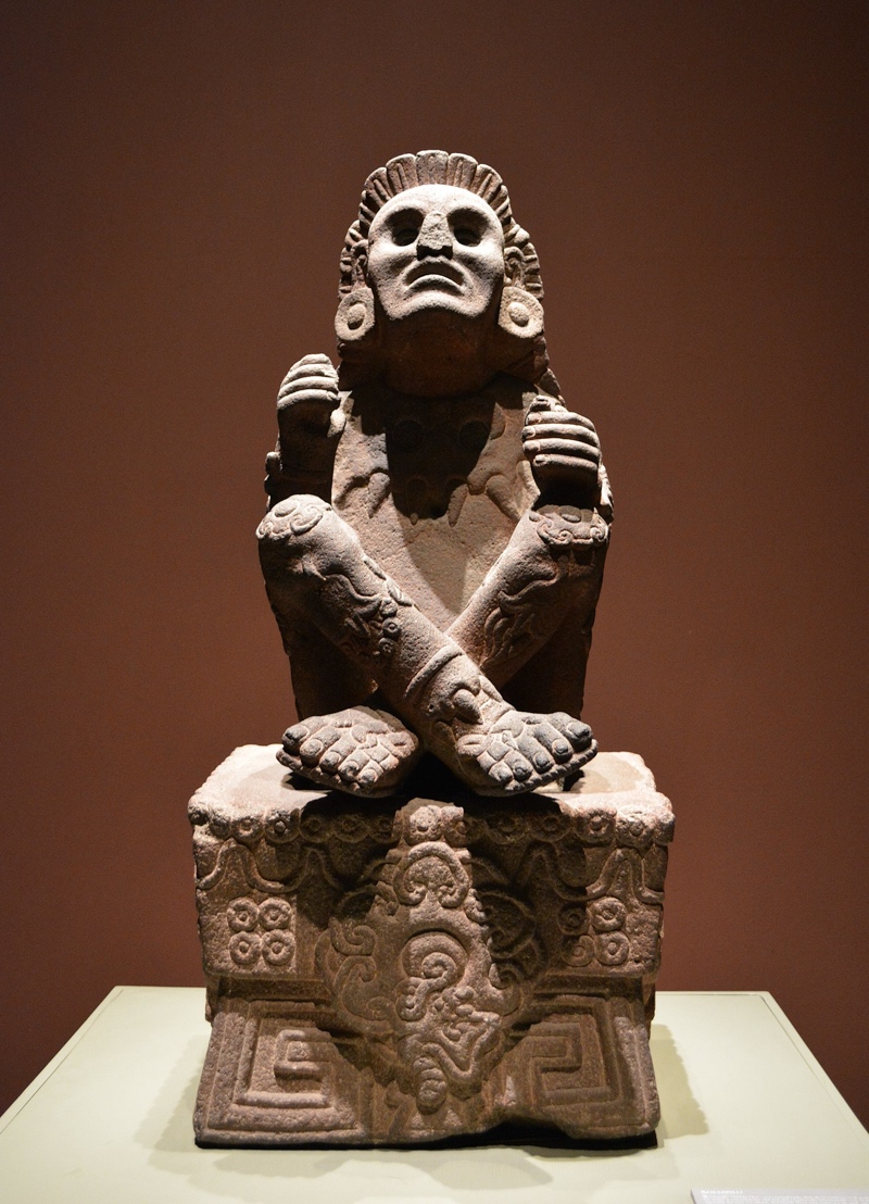 Xochipilli en el Museo Nacional de Antropología, Ciudad de México, México
