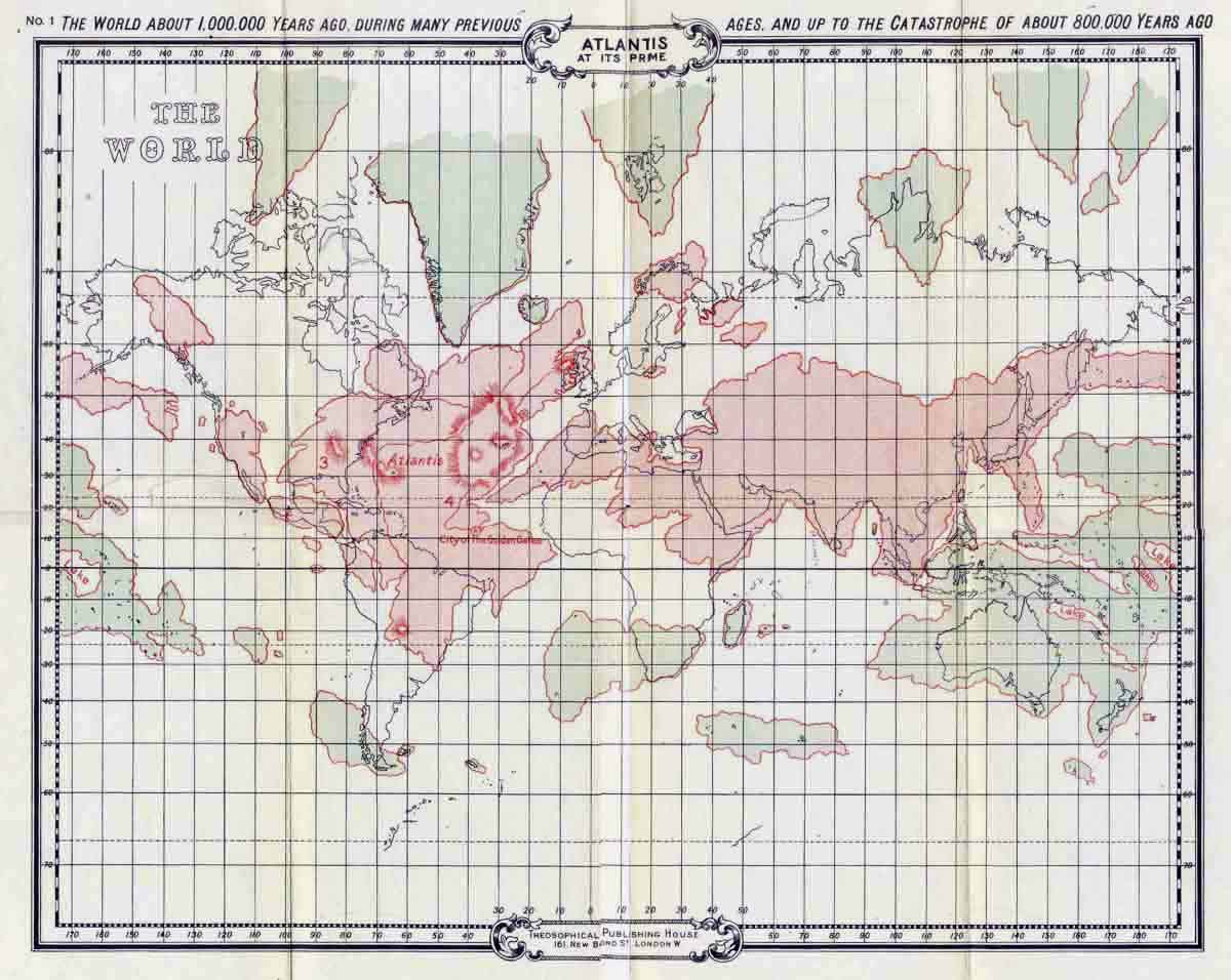First Map of Atlantis