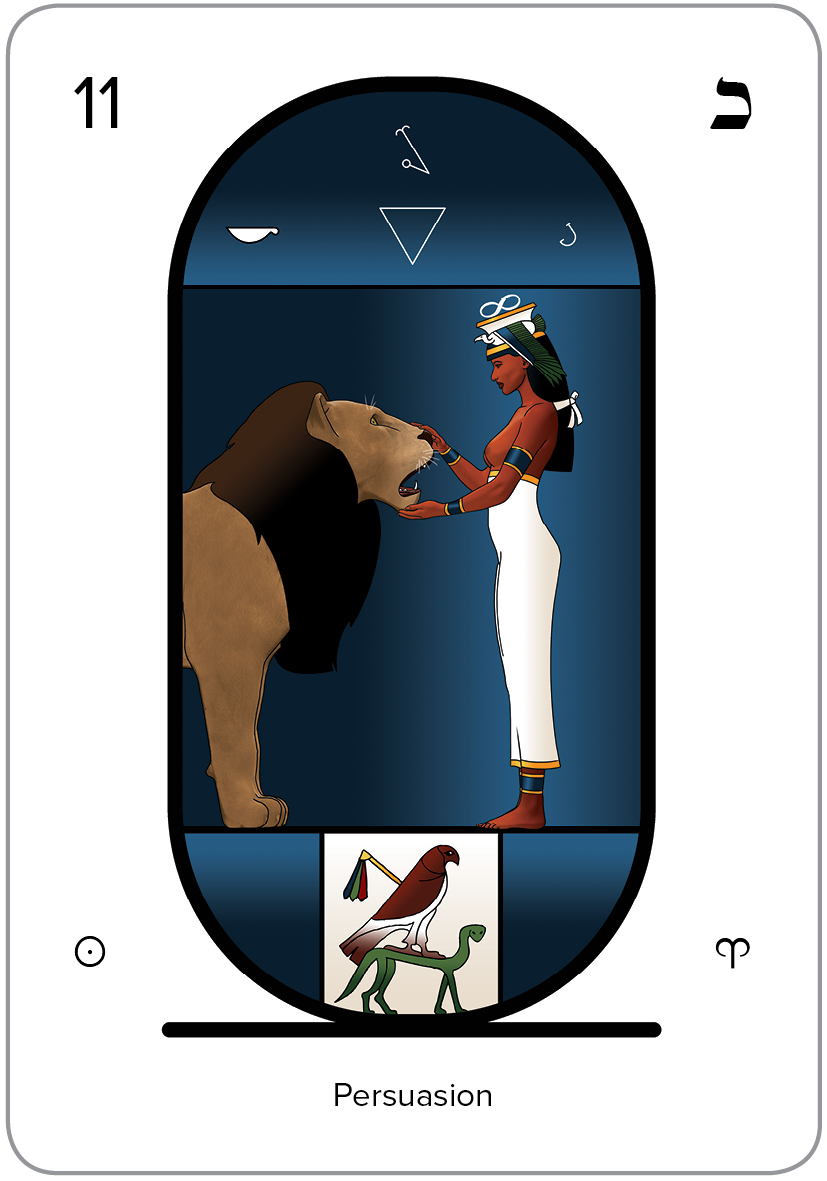 Arcanum 11 of the Tarot
