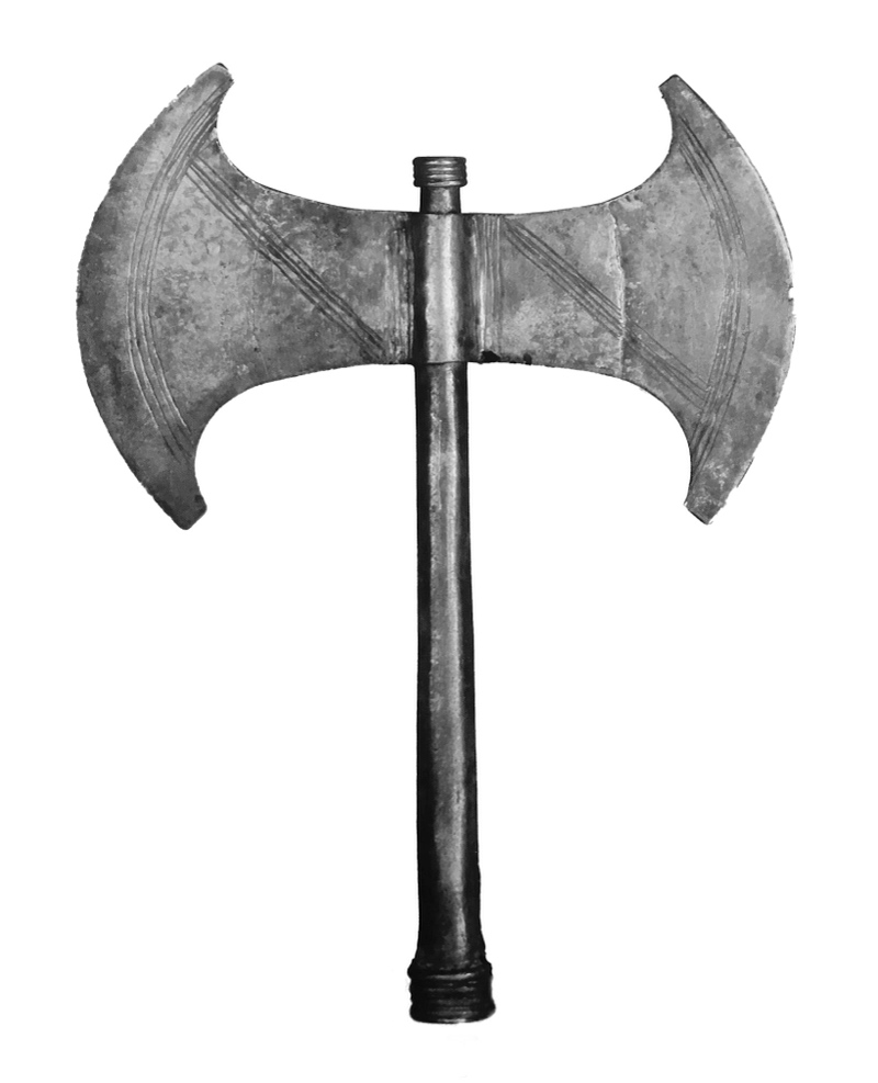 A labrys, a double-headed ax