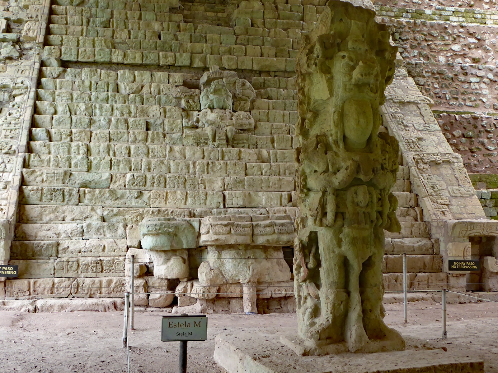 Hieroglyphic Stairway of Copán and stela M