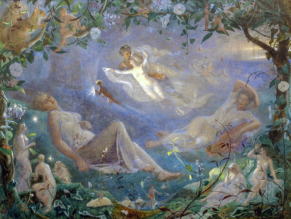 Scene from A Midsummer Nights Dream John Simmons Oil Painting 1