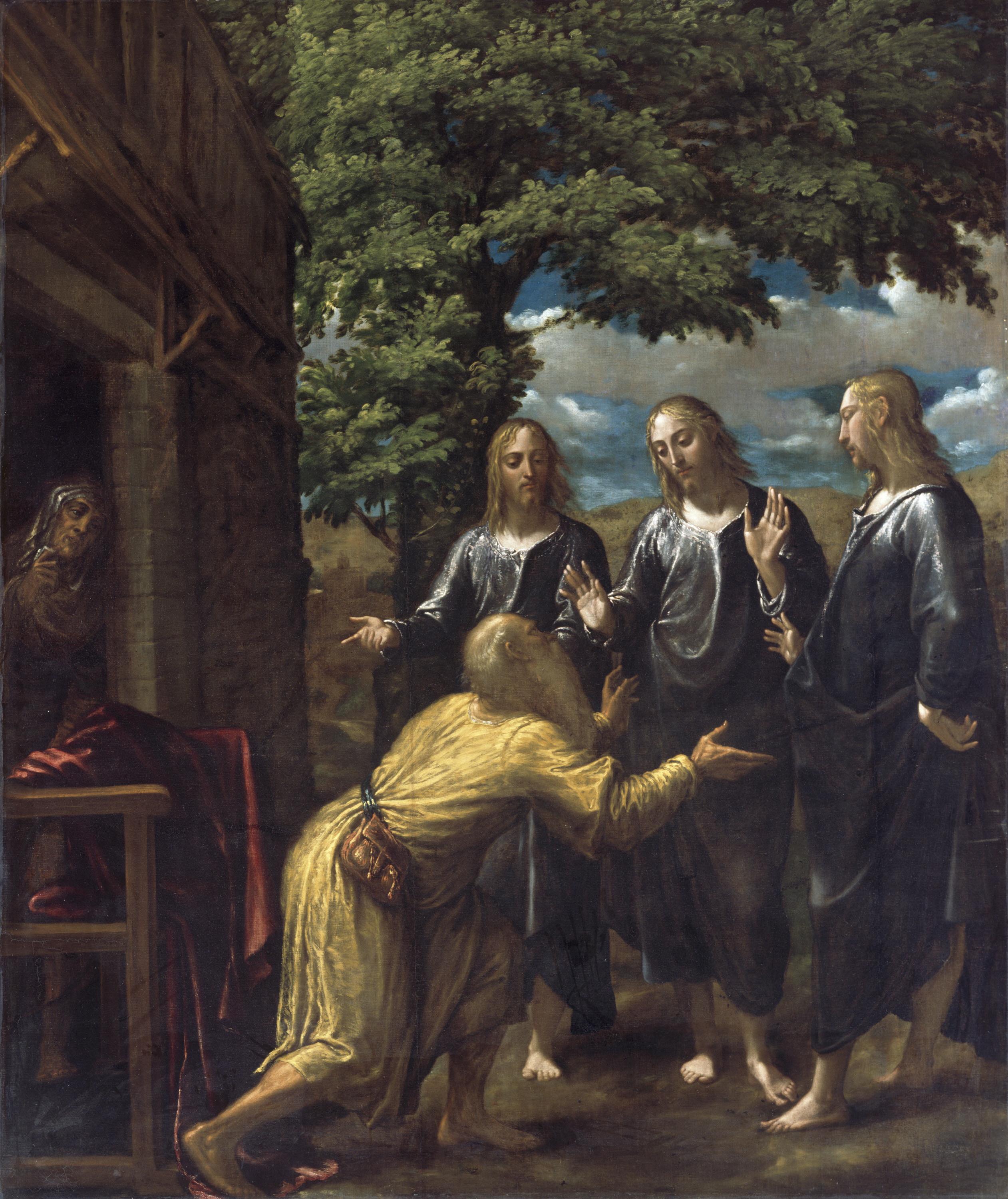 640px Abraham i els tres àngels Fernandez Navarrete