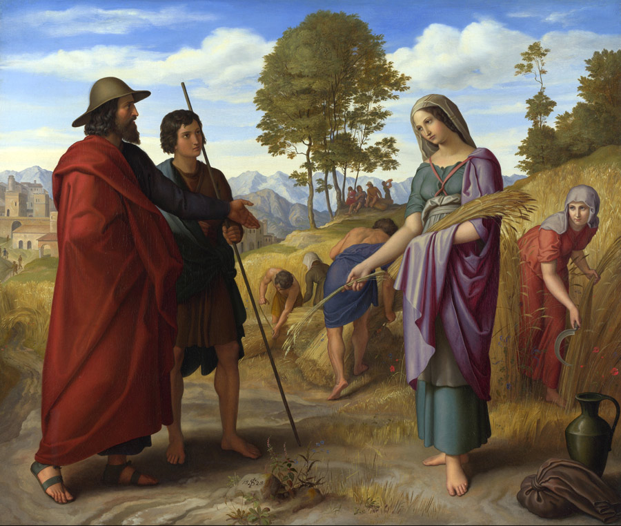 Ruth in the field of Boaz