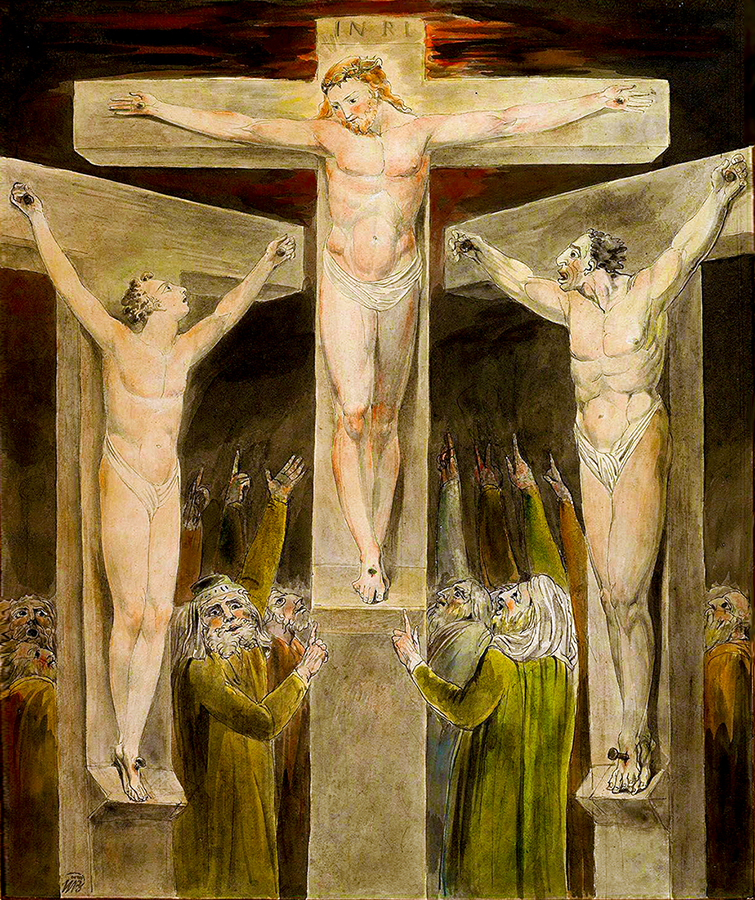 Crucifixion by william blake