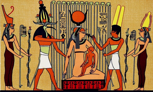 Isis suckling Horus 600