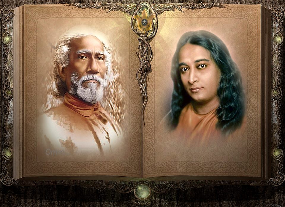 Guruji Swami Sri Yukteswar Giriji and Parahamsa Yogananda