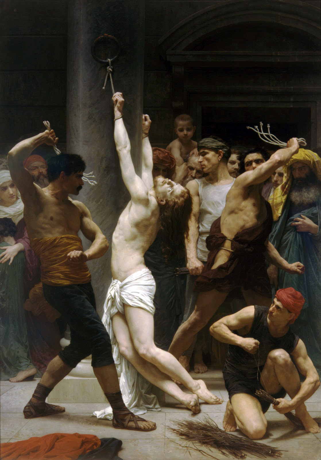William-Adolphe Bouguereau 1825-1905 - The Flagellation of Our Lord Jesus Christ 1880