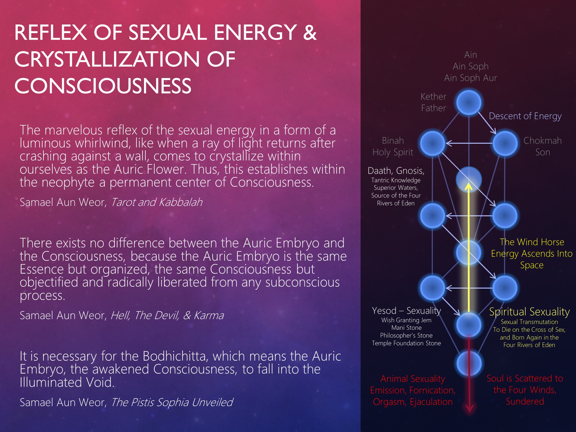 Reflex of Sexual Energy & Crystallization of Consciousness