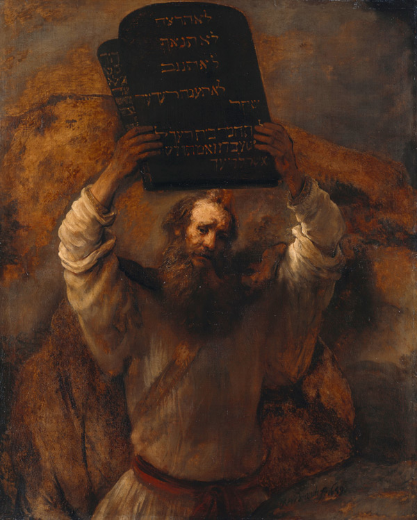 Rembrandt: Moses
