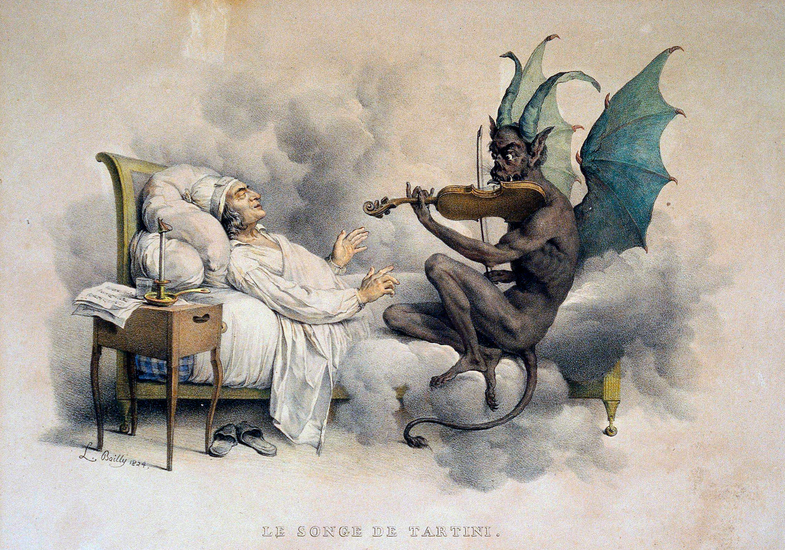 Le Songe de Tartini par Louis Léopold Boilly 1824 2