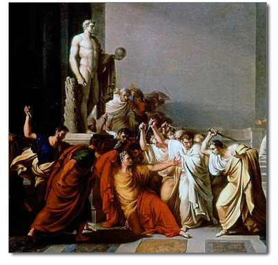 Brutus betrays Caesar