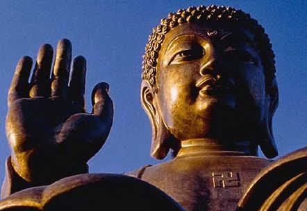 buddha with swastika