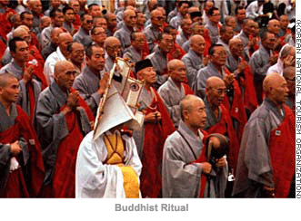 A Buddhist ritual