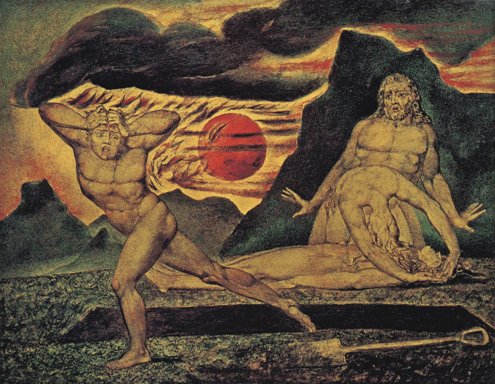 Death of Habel by William Blake