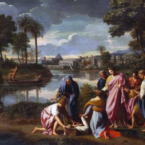 The Finding of Moses by nicolas colombel