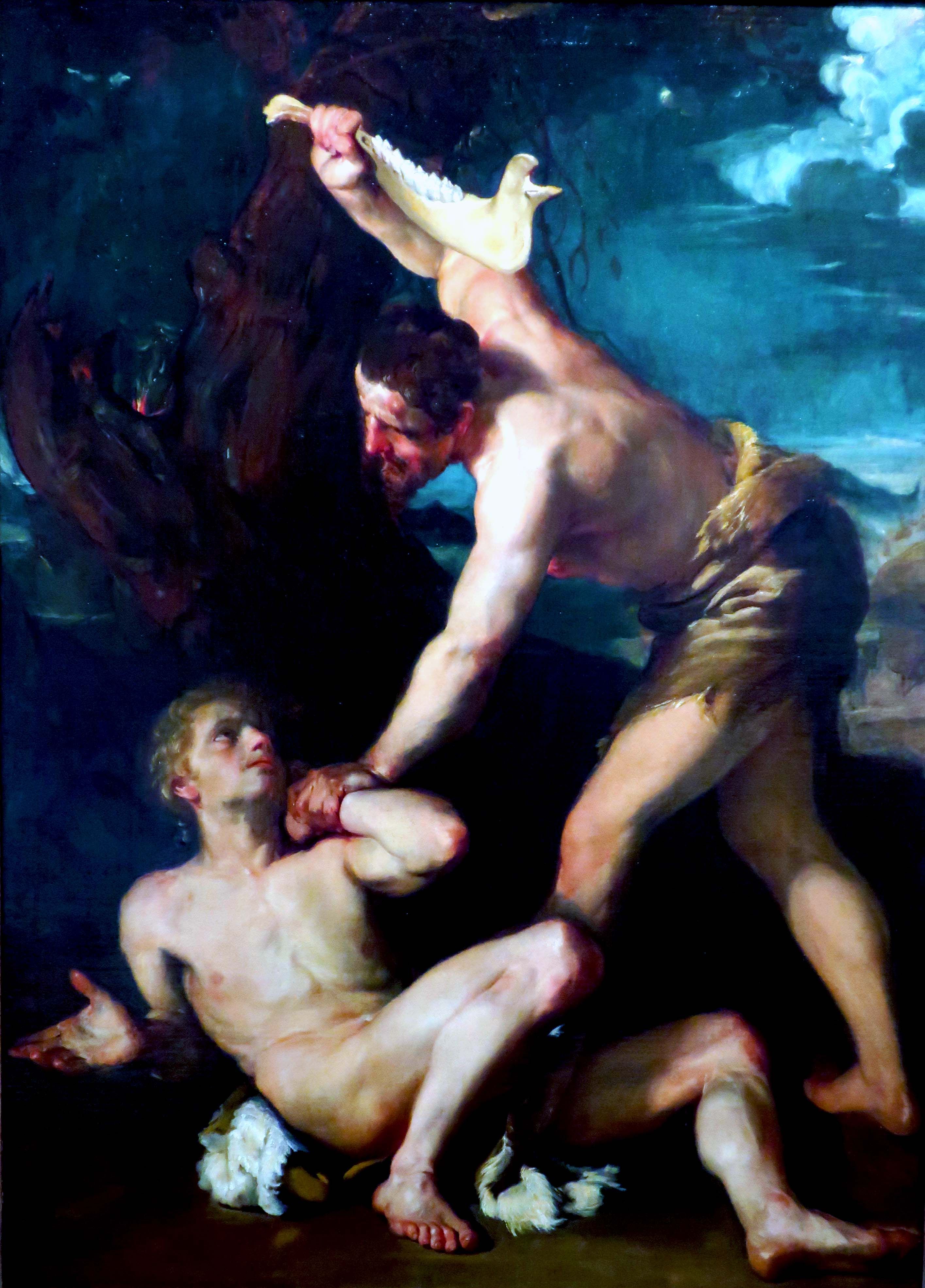 Cain Killing Abel by Gaetano Gandolfi