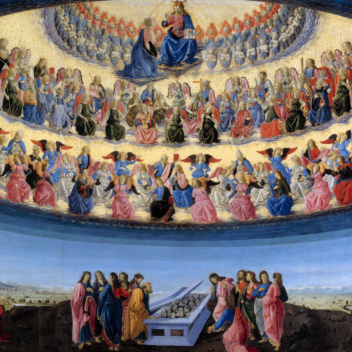 Francesco Botticini, The Assumption of the Virgin