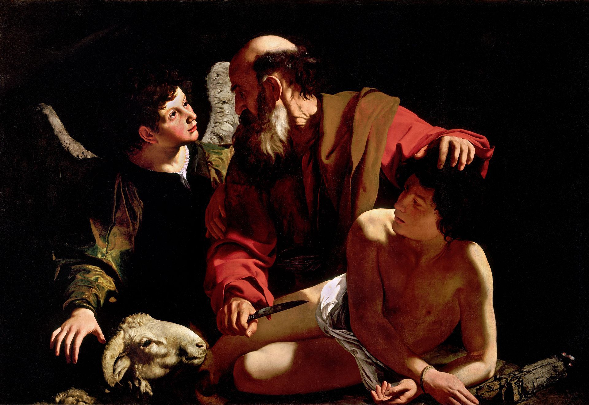 Sacrifice of Isaac Caravaggio c. 1603