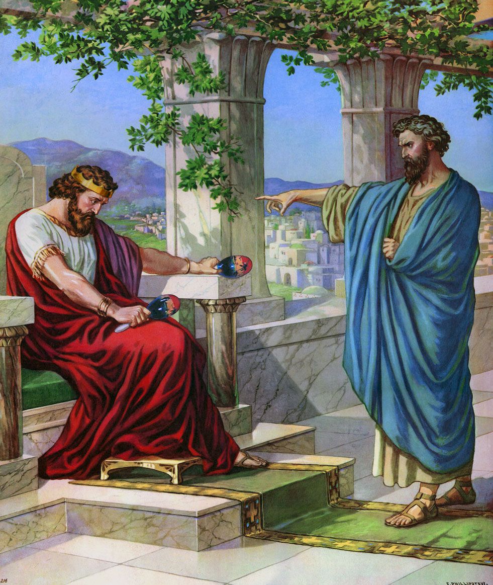 Prophet Nathan Rebukes King David