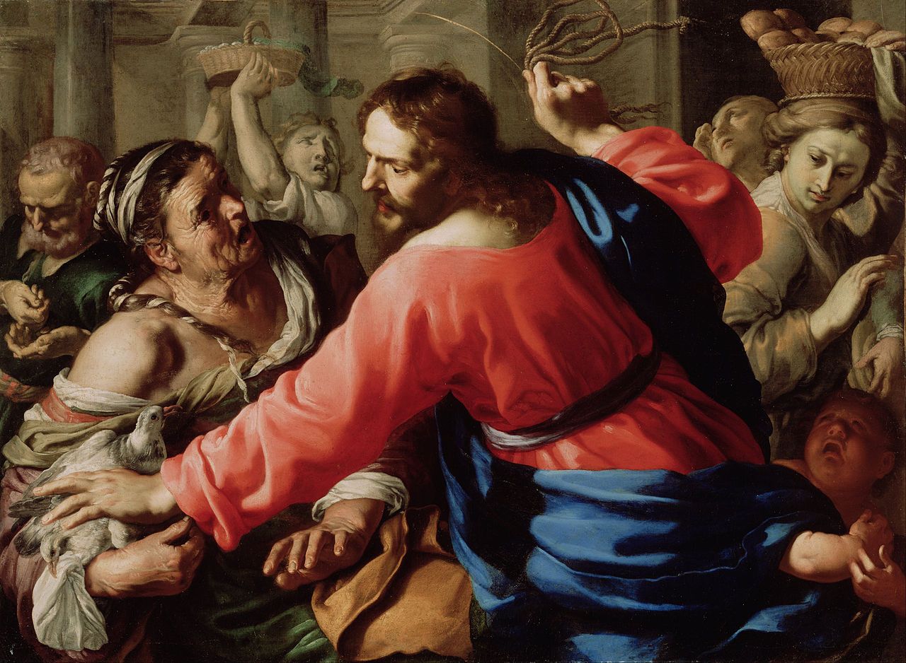 Bernardino Mei (Italian (Sienese) - Christ Cleansing the Temple