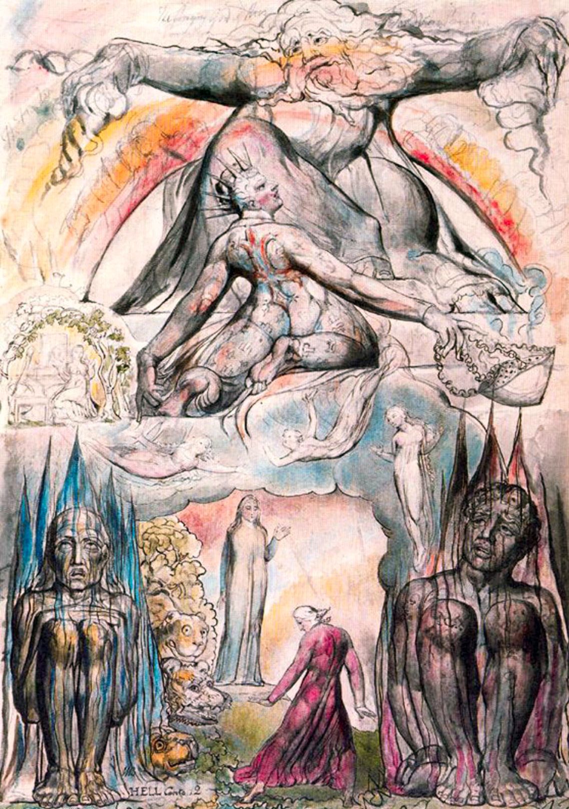 The Mission of Virgil by William Blake