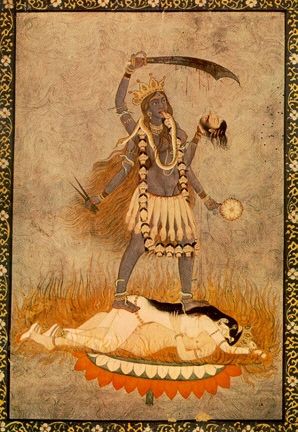 Tantric image of Kali