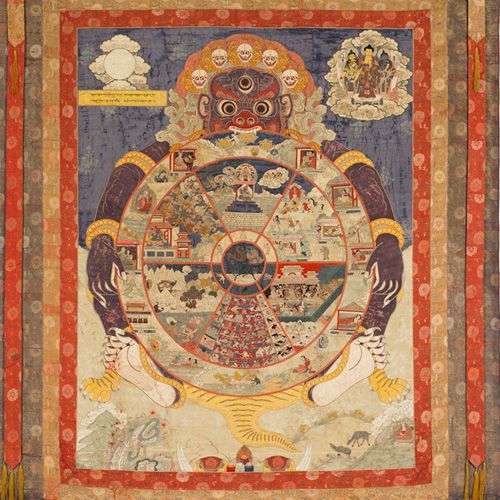 The "Wheel of Life"  reveals the inner workings of our mind, and thereby illustrates the source of suffering (samsara) or liberation from suffering (nirvana).