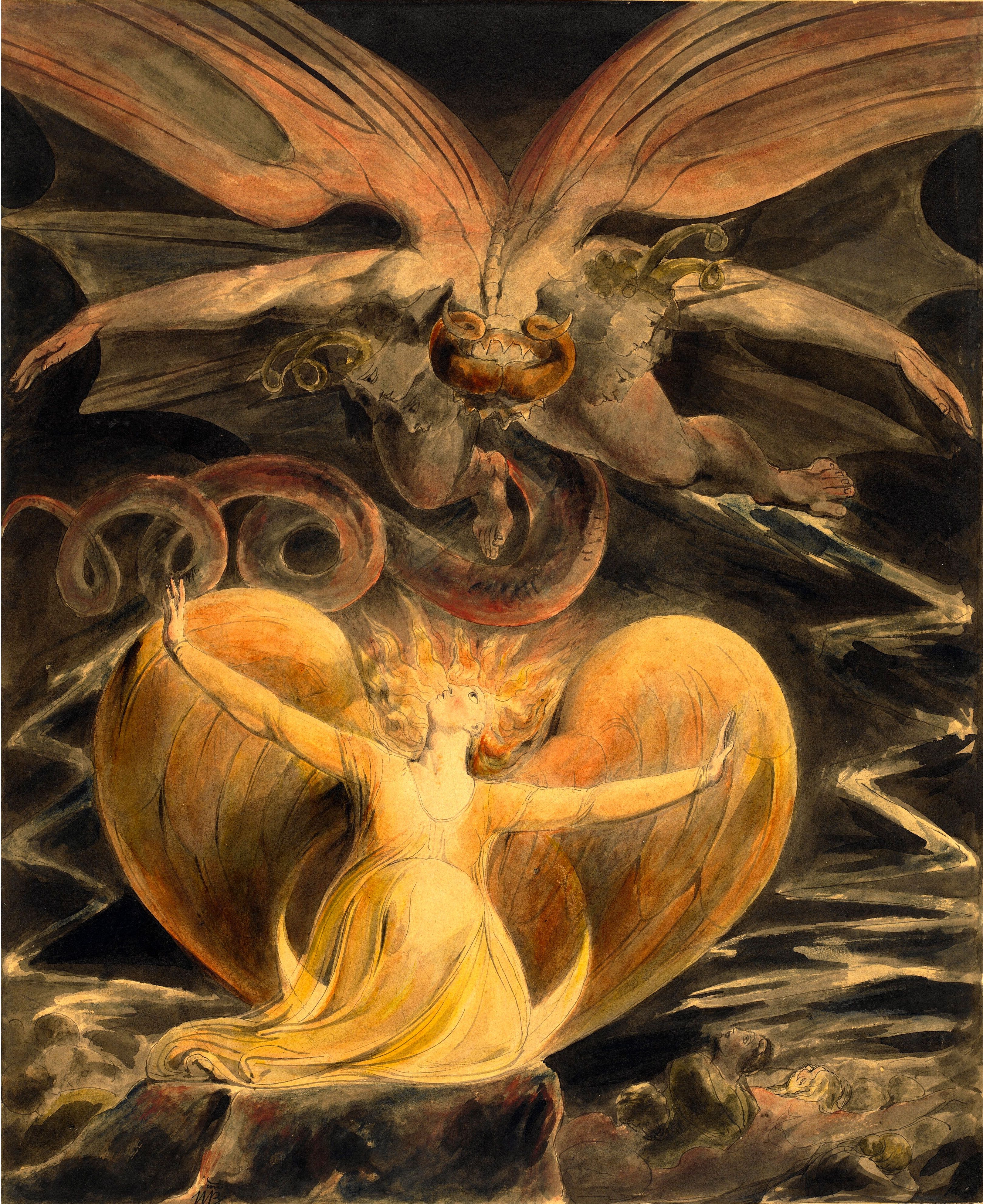 the great red dragon and the woman clothed with the sun