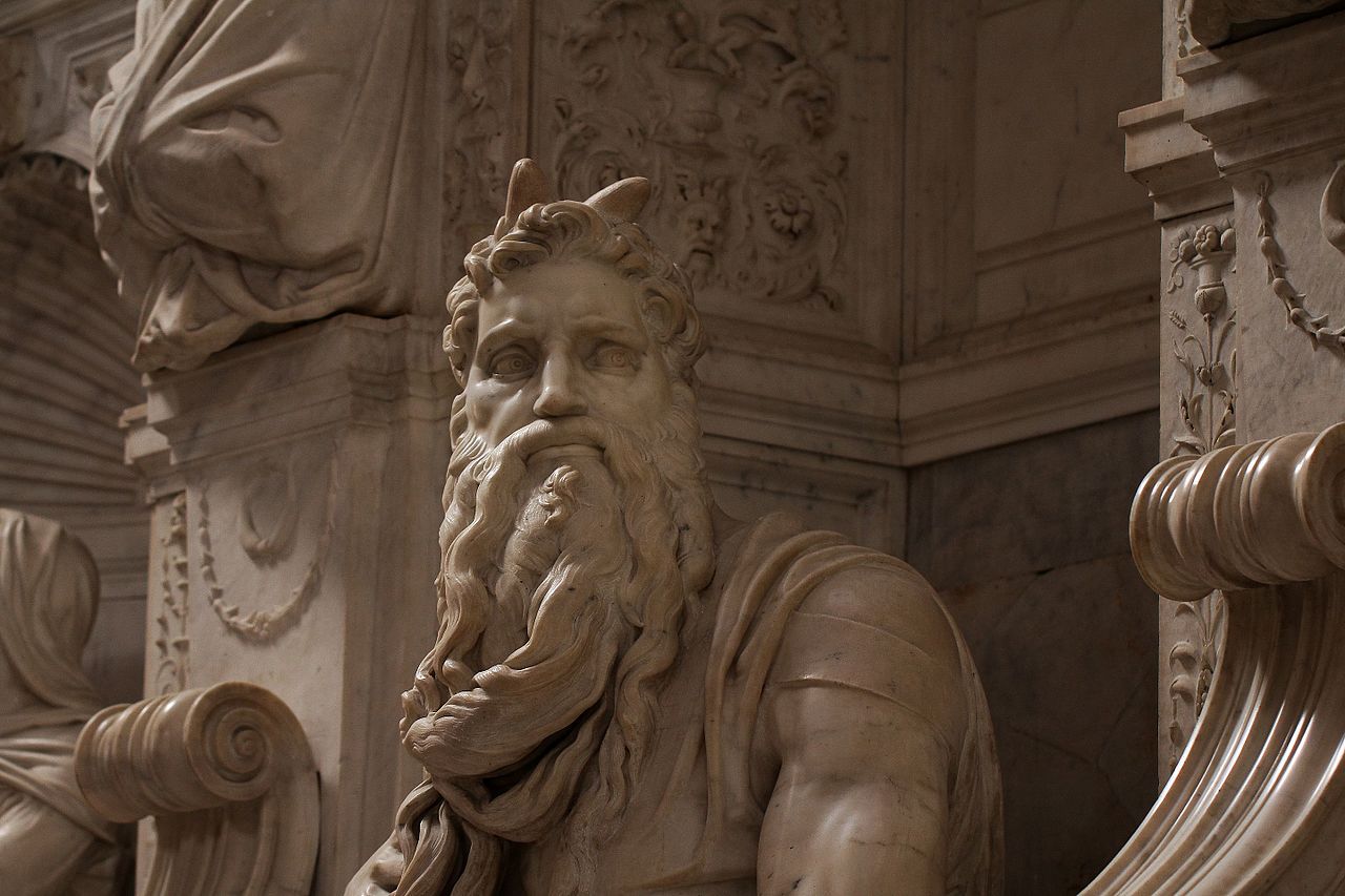 Moses by Michelangelo Buonarroti, Tomb (1505-1545)