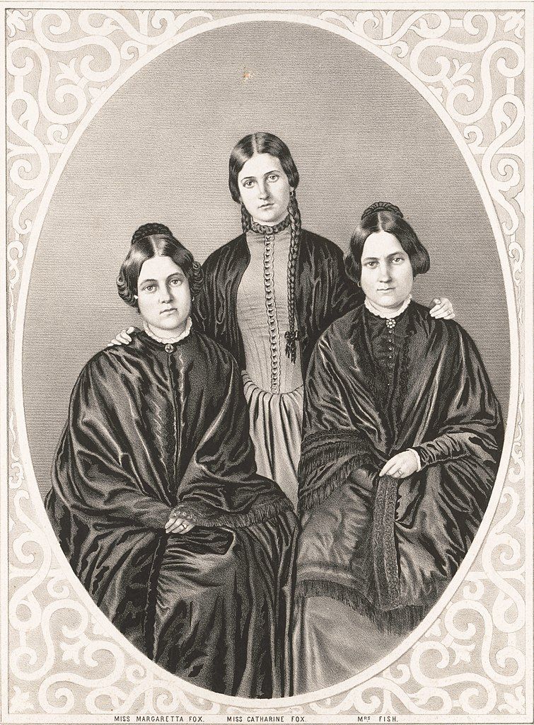 The Fox sisters. From left to right: Margaretta, Kate and Leah