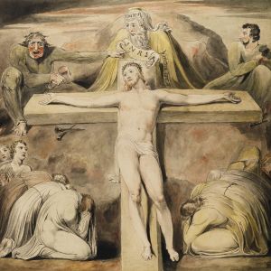 William Blake Christ Nailed to the Cross