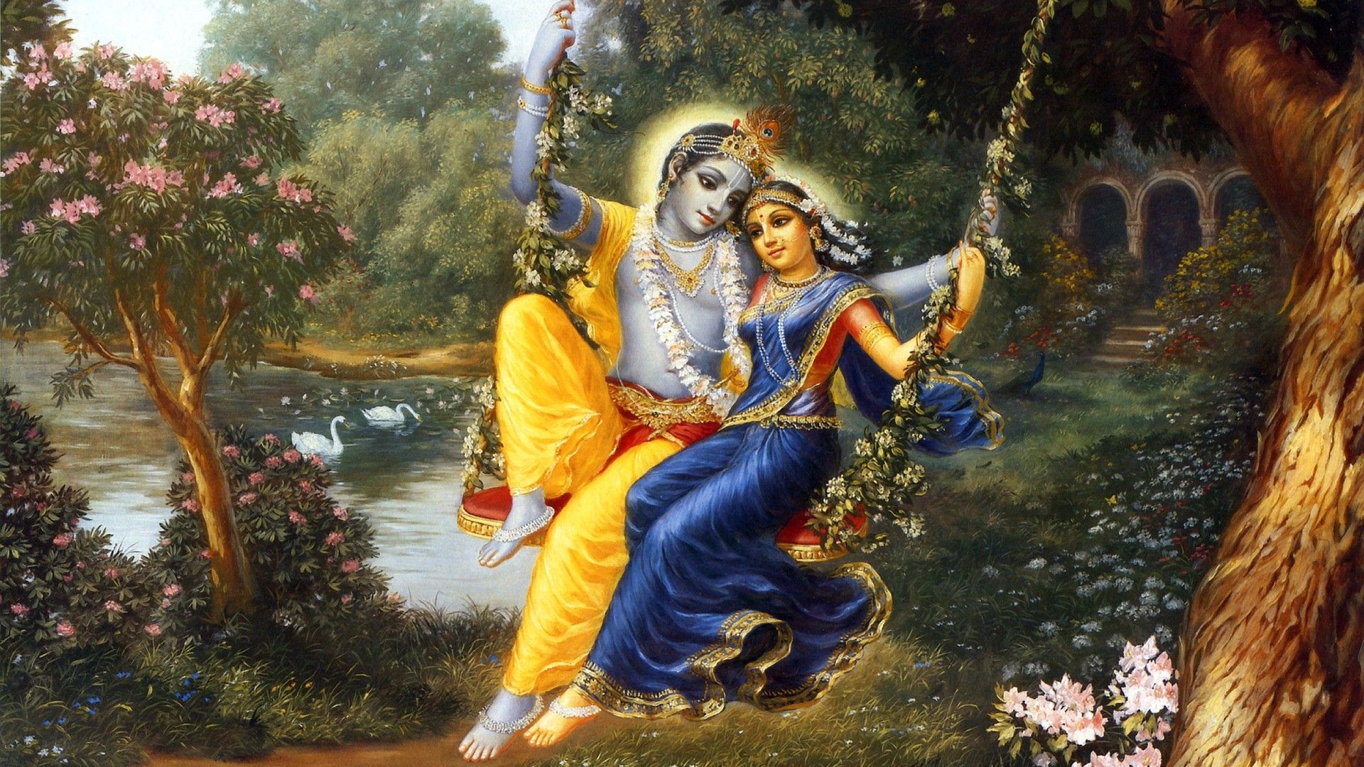 Krishna (Christ) and Radha